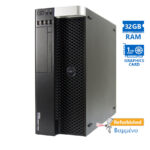 Dell Precision T3600 Tower Xeon E5-1650(6-Cores)/32GB DDR3/500GB/Nvidia 1GB/No ODD/7P Grade A+ Works