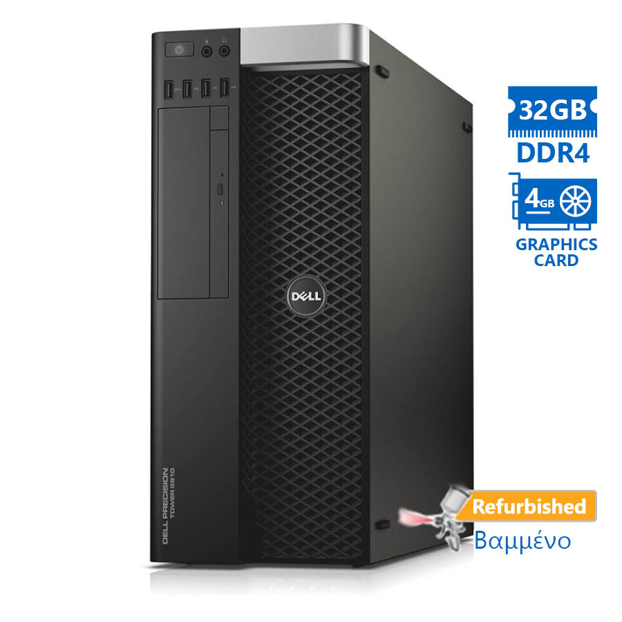 100701_1 Dell Precision 5810 Tower Xeon E5-1620v3(4-Cores)/32GB DDR4/1TB/Nvidia 4GB/DVD/8P Grade A+ Workstati - Image 1