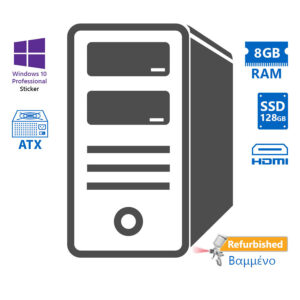 OEM Tower i5-4590/8GB DDR3/128GB SSD/No ODD/10P Grade A+ Refurbished PC