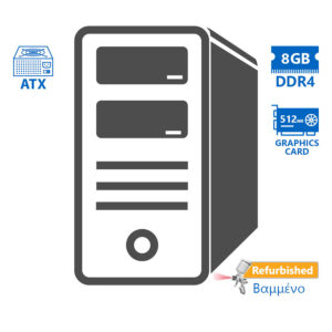 OEM Tower i3-3220/8GB DDR4/320GB/ATI 512MB/DVD/7P Grade A+ Refurbished PC