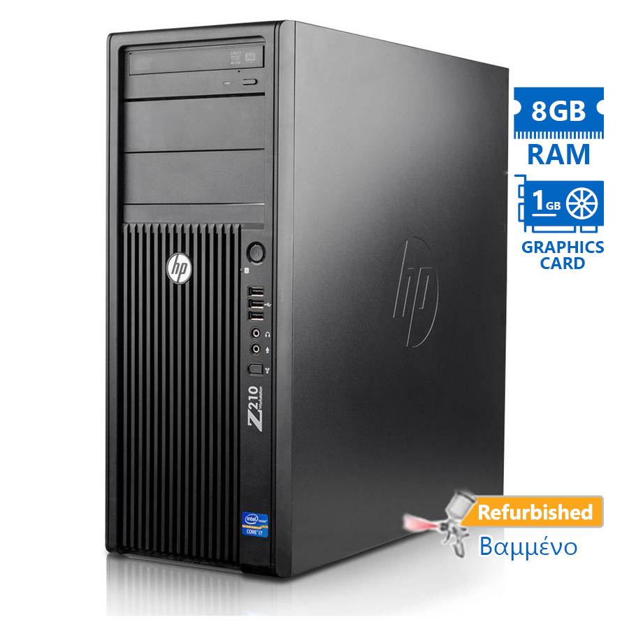 94159_1 HP Z210 Tower i7-2600/8GB DDR3/1TB/Nvidia 1GB/DVD/7P Grade A+Workstation Refurbised PC - Image 1