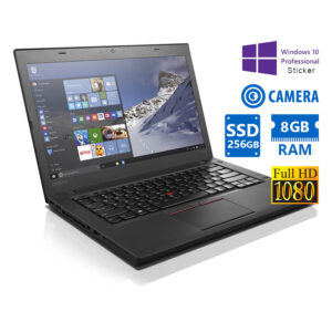 Lenovo (A-) ThinkPad T460 i5-6300U/14\"FHD/8GB DDR3/256GB SSD/No ODD/Camera/10P Grade A- Refurbished