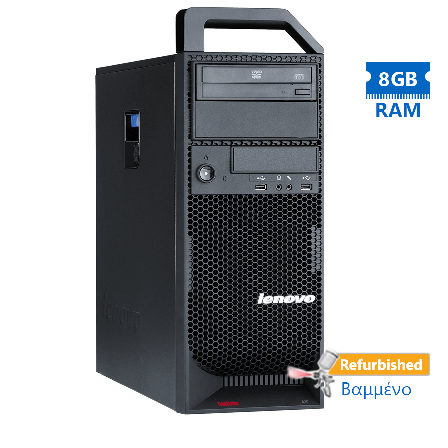 95429_1 Lenovo Thinkstation S20 Tower Xeon W3520(4-Cores)/8GB DDR3/500GB/Nvidia 768MB/DVD Grade A+ Workstati - Image 1