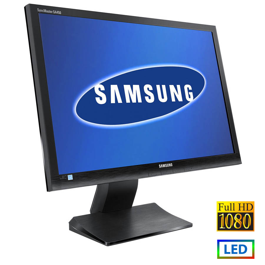 97245_1 Used (A-) Monitor S24A450 LED/Samsung/24``FHD1920x1080/Wide/Black/Grade A-/D-SUB & DVI-D - Image 1