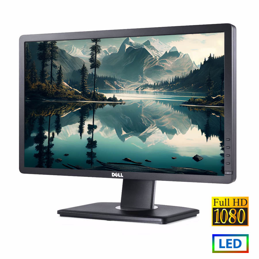 99232_1 Used (A-) Monitor P2312HT LED/Dell/23\"FHD/1920x1080/Wide/Black/Grade A-/D-SUB & DVI-D & USB Hub - Image 1