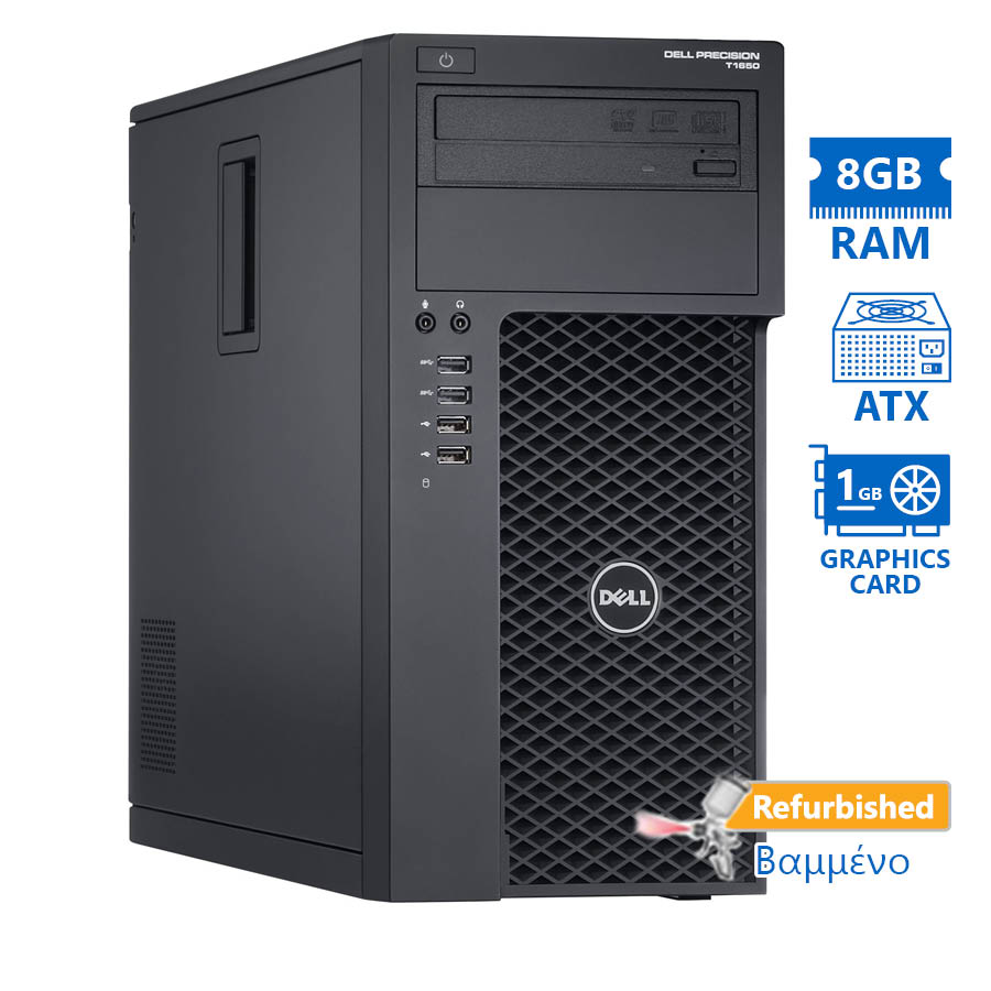 99790_1 Dell Precision T1650 Tower Xeon E3-1240v2/8GB DDR3/500GB/Nvidia 1GB/DVD/7P/ Grade A+ Workstation Ref - Image 1