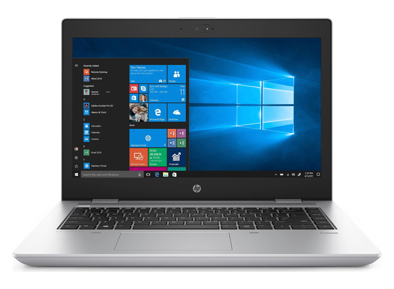 L-3793-GB HP Laptop ProBook 640 G4, Refurbished Grade B, i5-8350U, 8/256GB M.2, 14", Cam, Intel UHD Graphics 620, FreeDOS - Image 1
