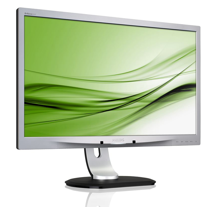 M-231P4QUPES-SQ PHILIPS used οθόνη 231P4QUPES LED IPS, 23" Full HD, VGA, Grade A - Image 1