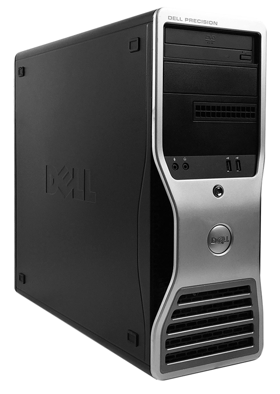 PCM-2177-SQR DELL PC Precision T5400 Tower, Refurbished Grade A Repainted, X5450, 4GB, 250GB, AMD FirePro V4900, DVD, FreeDOS - Image 1