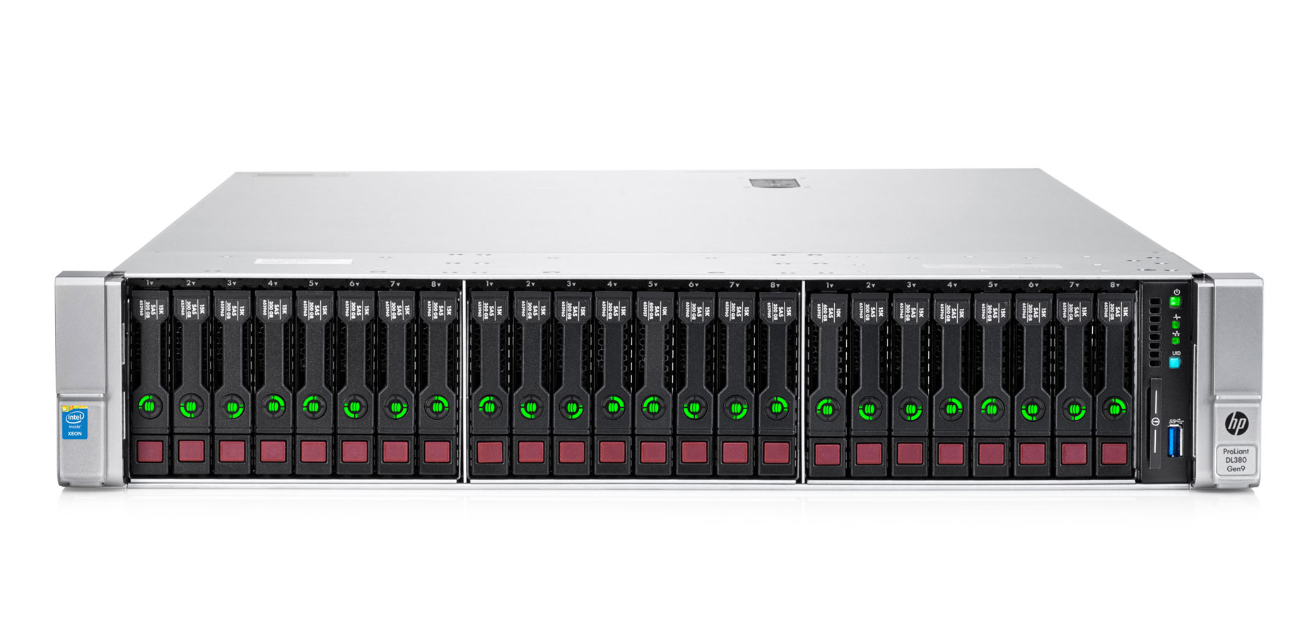 a492e154-45bd-41cf-9b04-9792f6daab0f HP Proliant DL380 G9 (8xSFF) 2 x Xeon E5-2687W v4 (12-Cores)/64GB/P440AR/2x500W/No Rails - Image 1