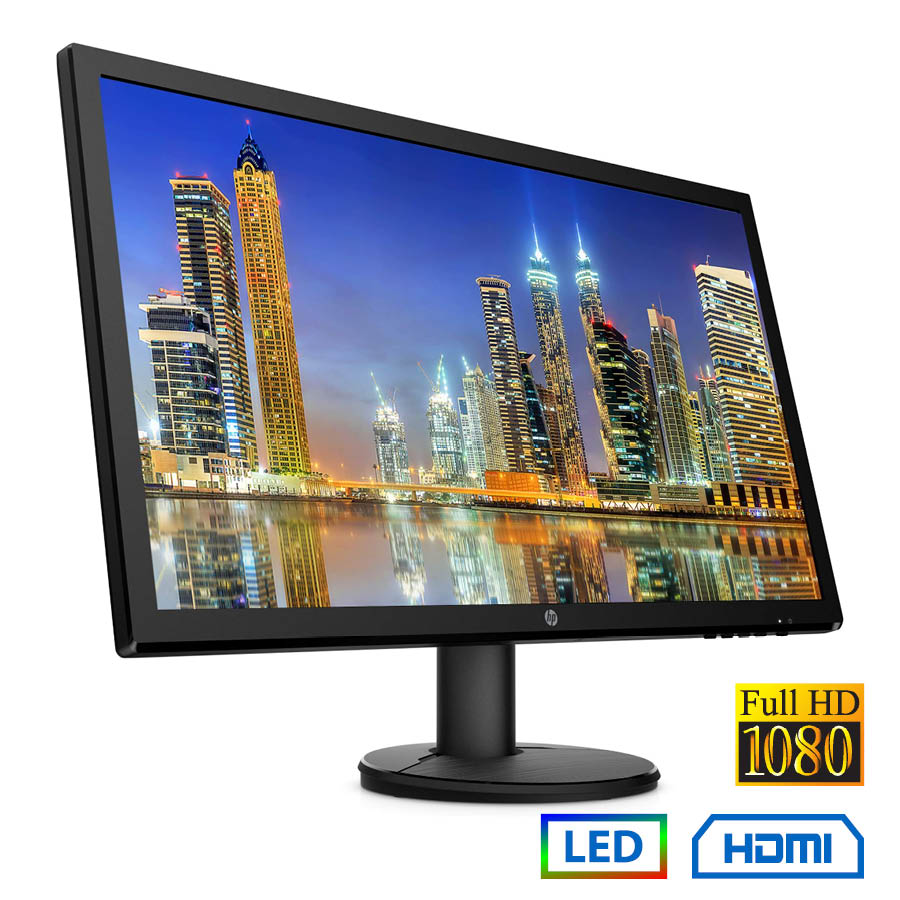101323_1 Used Monitor V24 LED/HP/24\"FHD/1920x1080/Wide/Black/D-SUB & HDMI - Image 1