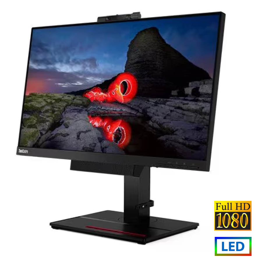 101424_1 Used (A-) Monitor TIO24Gen3 LED/Lenovo/24\"FHD/1920x1080/Wide/Black/Grade A-/DP & USB HUB - Image 1