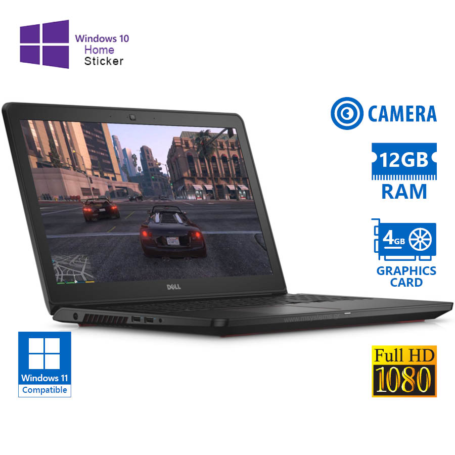 101472_1 Dell (B) Inspiron 7559 i7-6700HQ/15.6\"FHD/12GB DDR3/1TB/No ODD/GeForce GTX 960M (4GB)/Camera/10H Gra - Image 1