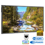 Used Display E705 LED/NEC/70\"FHD/1920x1080/Black/w/Speakers/Grade B/D-SUB & DVI-D & DP & 2xHDMI & RJ