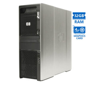 HP Z600 Tower Xeon 2x X5675(6-Cores)/32GB DDR3/1TB/Nvidia 4GB/DVD/Grade A Workstation Refurbished PC