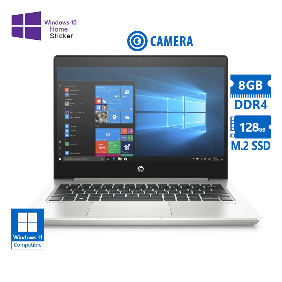 101513_1 HP (A-) ProBook 430 G6 i3-8145U/13.3”/8GB DDR4/128GB M.2 SSD/No ODD/Camera/10H Grade A- Refurbished - Image 1