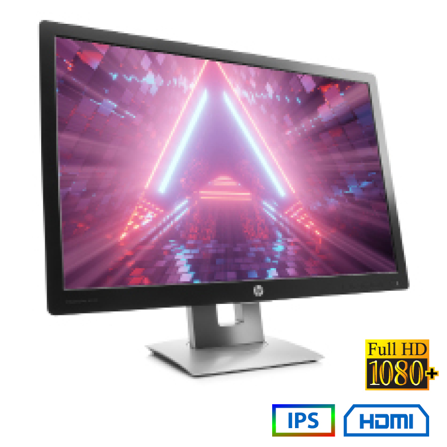 68683_1 Used (A-) Monitor E242 IPS LED/HP/24\"FHD/1920x1200/Wide/Silver/Black/Grade A-/D-SUB & DP & HDMI & US - Image 1